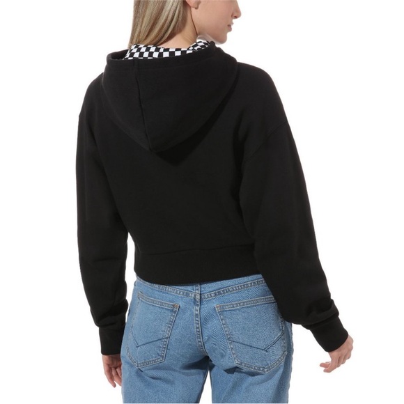 VANS black crop hoodie - Picture 3 of 3